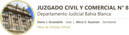 Mesa de Entradas - Civ y Com Nro 8 Mesa de Entradas - Civ y Com Nro 8